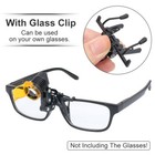 Dental Headlight Yellow Filter Clip Rechargeable Adjustable Brightness Dentist