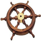 Antique Vintage Boat Ships 24   Steering Gift Nautical Pirate Wooden Wall Wheel