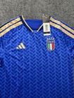 New Adidas Youth Italy Italia National Team Soccer Jersey Size Large Nwt