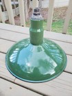 Vintage Industrial Porcelain Gas Station Light Barn Light Fixture 15 