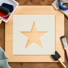 Star 4 Reusable Mylar Stencil  10 Mil Plastic Paint Stencil For Crafts And Decor