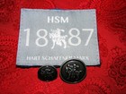 Hart Schaffner Marx Logo Replacement Knight Horse Trumpeter Blazer Button Set