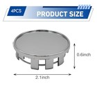4 Pcs 2 1 Inch 54 Mm Wheel Center Hub Caps  Snap-on Plastic Steel Rim Shaped
