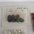 Large Vintage Lot Missouri Sales Tax Tokens Mills   Red  Green  Grey  And Zinc
