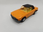 Lesney Matchbox Mercedes 350 Sl  No 6 I Superfast Box Orange Black Roof England