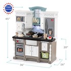 Step2 Lifestyle Dream Kids Kitchen Playset Indoor Outdoor Kitchenette Lights