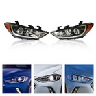 Front Halogen Projector Headlight Assembly For Hyundai Elantra 2017-2018 L r