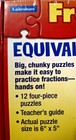 Lakeshore Fractions Equivalency Puzzles Math Education Learning Tool New Sealed
