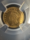 1874 Us Gold Dollar Indian Princess Head Ngc Ms62 Vaultbox Series X Holo Core