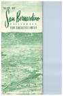 1950s San Bernardino County California Usa Travel Tourist Map Vintage Brochure