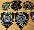 Lot Of 9 Police Bike Bicycle Patrol Patches