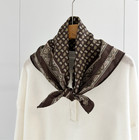 70  Cashmere 30  Silk Bandanna 65x65cm Scarf Neckerchief Cashew Print Shawl Wrap