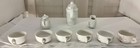 Vintage Miniature Doll Childs Floral Dishes Porcelain 22 Pc Tea Set Japan