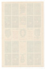 Qatar 1966 Two Full Sheets Perf   Imperf Un 20th Anniversary Scott  101   101h