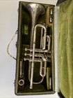 Holton-clarke Long Model Cornet The Miracle Cornet - W case Early 1900s Antique
