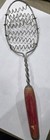 Vintage Egg Beater Whisk  Wood Handle Antique Farmhouse Gadget