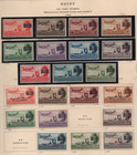 Egypt 1926-1953 Air Mails   Special Delivery On 4 Sc  Album Pages 42 Mint Stamps