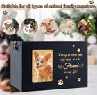 Pet Urns For Dogs Ashes  Wooden Funeral Cremation Urns With Photo Frame