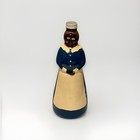 Vintage Butterworth Hand Painted Glass Bottle Black African American Rare Color
