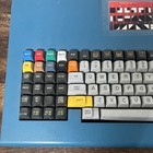 Texscan Msi Keyboard 82300 Rare Blue Metal Untested For Parts Not Working