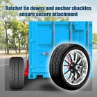 Shipping Container Wheel 6-lug Kit 6x5 5 Lug Heavy Duty Shipping Container Axle