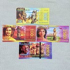 Easter Island Rongo Fantasy Set 500-10000 - 4 Moai Banknotes  Holo