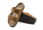 Birkenstock Arizona Soft Footbed Sandals Suede Leather Mink Unisex