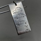 Vintage Sterling Silver Slim Ingot Pendant By Hjg London 1983