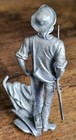 Hudson Pewter Revolutionary Soldier Figurine Vintage 1972 War History Collector 