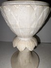 Antique 19th Century Alabaster Urn For Vase 6   