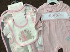 Bundle Of Baby Girls Clothes Layette Set Outfit X 2 Size 0-3 Months Bnwt