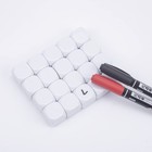22mm Acrylic Dice With Smoothed Surface Six Sided With Rounded Corner Blank W   