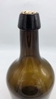 1850 s Antique Pontil Amber Demijohn Bottle Stoddard Glass Seed Bubbles 12 75 
