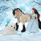 Breyer 2026 Holiday Play Set - Arctic Princess Adventure Model   B-hp-10726