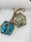 4 Japanese Hand Blown Fishing Net Floats