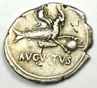 Octavian Augustus Ar Denarius Silver Coin 27 Bc - 14 Ad - Good Vf   Xf