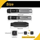 1 2-inch Metal Stamping Kit  36 Pack Steel Letter Stamp Set With 2 Punch Tool   