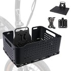 Universal Bike Cargo Rack Kit - Front Mount Platform For Bicycles  Adjustable  