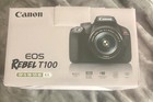 Canon Eos Rebel T100 Digital Slr Camera With 18-55mm Lens Kit