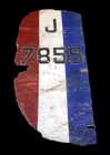 Ww1   Ww2 British Raf Aircraft - Tail Rudder Fabric - Airco Dh  9a - Very Rare 