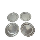 Vintage Set Of Wilton Rwp Pewter Dinner Plate Queen Anne 10 1 4  French Country