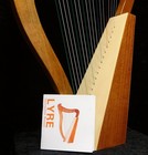 19-string Mahogany Lyre Harp   Solid Wood   Includes Music Book Beginner To Pros
