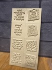 Set Of 8 Rubber Stamps-quick   Cute-stampin Up-2002 Vintage Unused