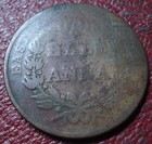 1835 b  East India Company 1  2 Anna In Ag Condition