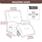 1 Seat Sofa Recliner Chair Covers For Reclining Couches Soft Furniture Protector