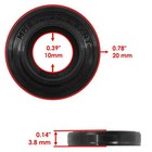 Caltric Water Pump Oil Seal 10x20x3 8 For Suzuki Quadracer 09282-10013 1986-1992