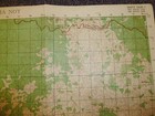 6439 I - Very Rare Map - Laos - Quang Nam - Ban Mangha Noy - 7th Sf  Vietnam War