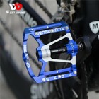 West Biking 3 Sealed Bearing Bicycle Pedals Aluminum Cycling Bike Pedals Blue