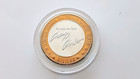 1996 Riviera Las Vegas  10  999 Silver  60 Oz   Brass Gaming Token 