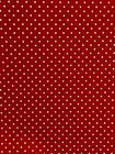 Vtg Christmas Wrapping Paper Gift Wrap Polka Dot    Red White 20    X 30   